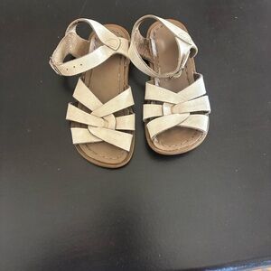 White Kids Sandals Salt Water brand